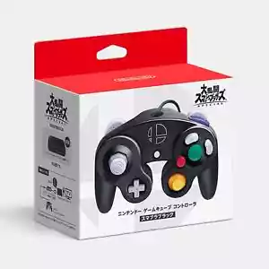 Nintendo GameCube Controller Super Smash Bros. Color Black New Unused JPN Seller - Picture 1 of 6