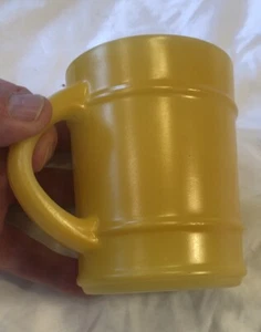Vintage Anchor Hocking Fire King Yellow Coffee Mug Cup - Picture 1 of 6
