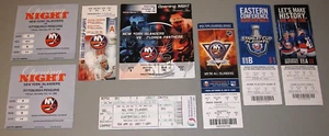1998-2015 NEW YORK ISLANDERS LOT OF 8 TICKETS WITH STANLEY CUP PLAYOFFS - Picture 1 of 4