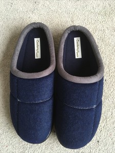 mens wide fit slippers size 10
