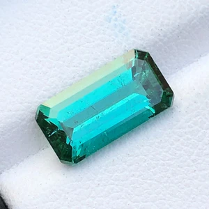 3.6 Ct Faceted Cut Lagoon Blue Indicolite Tourmaline Gemstone Origin Afghanistan - Picture 1 of 15