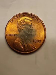 1983 Lincoln Memorial Cent Missing Clad Layer US Mint Error - Picture 1 of 2