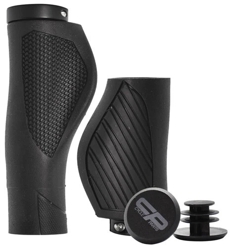 Ergo Pro Lenkergriffe Schraubgriffe schwarz  * 129 / 96 mm *  für Nabenschaltung - Bild 1 von 1