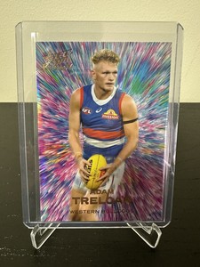 2023 SELECT AFL LEGACY ADAM TRELOAR VORTEX #56/60 WESTERN BULLDOGS