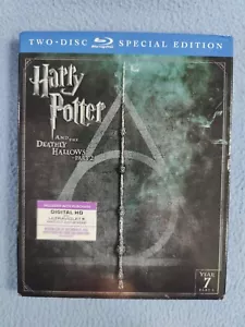 NEW SEALED HARRY POTTER AND THE DEATHLY HALLOWS PART 2 SPECIAL EDITION BLU-RAY - Imagen 1 de 2