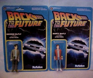 BACK TO THE FUTURE MARTY & George MCFLY Action Figure - Picture 1 of 3