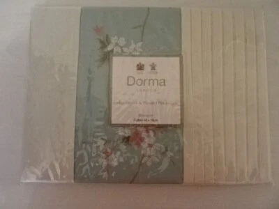 DORMA "BLOSSOM PISTACHIO " EMBROIDERED PILLOWCASE BNIP - Image 1 of 2