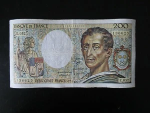 Banknoten 200 Francs Montesquieu (1987)  - Bild 1 von 2