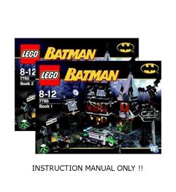 (InstructionS) for LEGO 7785 - BATMAN Arkham Asylum - INSTRUCTION MANUAL ONLY