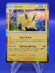 jolteon 135/165 Holo  ENGLISH NM/M Pokémon - 151 - Picture 1 of 2
