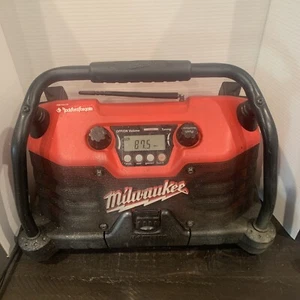 Milwaukee Tool Job Site Radio Rockford Fosgate AM/FM/AUX 18 Volt 49-24-0200 - Picture 1 of 15