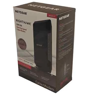 NEW - Netgear Nighthawk CM1200 DOCSIS 3.1 Cable Modem – Multi-Gig Speed - In Box - Image 1 of 4
