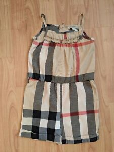Girls BURBERRY Shorts Playsuit Age 2-3 Years