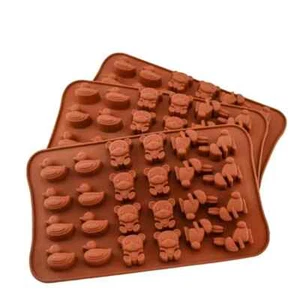 Molde de silicona de Pascua de 24 celdas pato peluche conejo chocolates fondant cupcakes dulces - Imagen 1 de 11