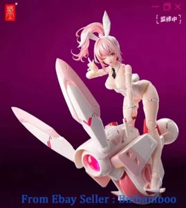 New Snail Shell 1/12 Scale H6" Aileen + Rabbit Scooter Figure Movable Model - Picture 1 of 8