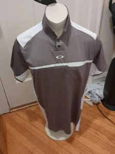 Oakley Bonded Hydrolix Golf Polo Shirt Mens XL FOA404508 Storm Front Light New - Picture 1 of 12