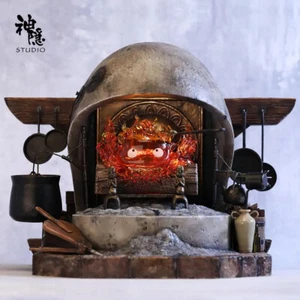 ShenYin Studio Howl's Moving Castle Calcifer EX Version Resin Figure 40CM - Picture 1 of 10