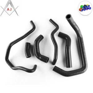Kit de manguera refrigerante radiador de silicona negro para KAWASAKI ZX10R NINJA 2008-2010 2009 - Imagen 1 de 3