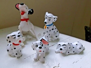 Vintage 101 Dalmatiner Figuren (5 Stück) Poseable Pongo China - Bild 1 von 8