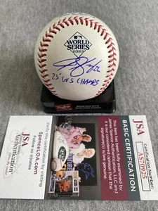 TEXAS RANGERS- JON GRAY AUTOGRAPH 2023 WORLD SERIES BASEBALL JSA AS70925 - Picture 1 of 2