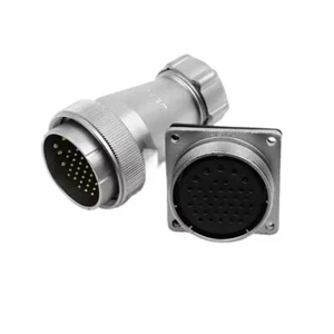 WS48 38-pin 10A+25A 500V Aviation Industry Metal Hose Plug Female Square Socket - Bild 1 von 5