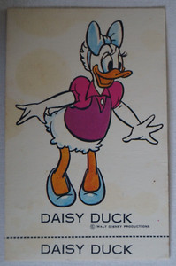 Classic Disney Vintage 1970's Sunicrust Disney Sunny Fun Card - Daisy Duck