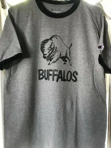 Camiseta con timbre azul marino grande marca Buffalo Bills Champion - Imagen 1 de 4