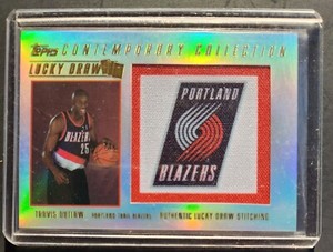 Travis Outlaw 2003-04 Contemporary Collection Lucky Draw Parallel /50 logo