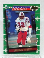 Leonard Russell 1992 Fleer Rookie Sensations #15 Rookie Card RC