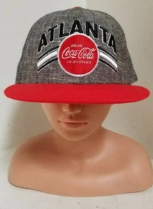 COCA-COLA " ATLANTA " BASEBALL SNAPBACK HAT - FREE SHIPPING - NWOT - Picture 1 of 11