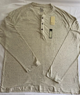 Haggar Long Sleeve Shirt XXL Made in India $65MSRP Soft Cotton Beige Tan - Image 1 of 4