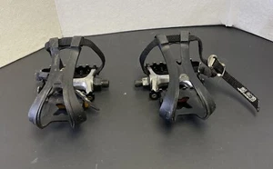 Vintage VP Pedals Platform MTB Mountain 9/16 Black Bike GT Toe Clips VP-790 - Picture 1 of 5