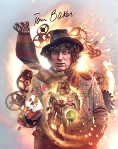 Doctor Who Autograph: TOM BAKER (The Fourth Doctor) Signed Photo - Imagen 1 de 1