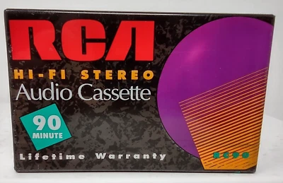 Cassette de audio estéreo Hi-Fi RCA 90 minutos sellado Foto 1 de 4