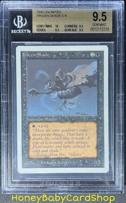 MTG Unlimited Edition 1993 Frozen Shade BGS 9.5Q+ (TRUE QUAD+) GEM MINT 93/94 - Image 1 of 4