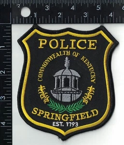 Springfield Commonwealth of Kentucky  Police KY Kentucky Police patch - Picture 1 of 1