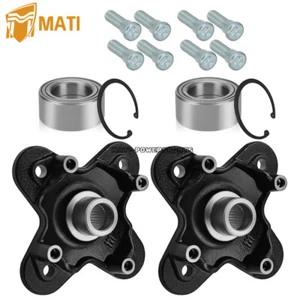 2 X Front or Rear Wheel Hubs & Bearing Studs kits for Polaris RZR 900 2015-2020 - Picture 1 of 13