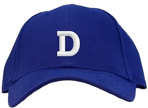 Berretto da baseball sportivo professionale ricamato iniziale lettera D - disponibile in 7 colori cappello - Foto 1 di 9