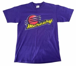 Vintage 90’s Phoenix Mercury Graphic T-Shirt Champion Purple Size Medium  - Picture 1 of 3