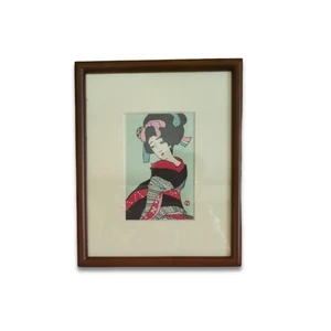 Takehisa Yumeji Maiko handgedruckter Holzschnitt japanische Kunst Ukiyoe Stil - Bild 1 von 5