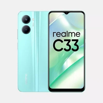 Realme C33 (Blue RAM 3GB, 32GB) 6.5" 50MP Cámara Dual SIM Googleplay Teléfono - Imagen 1 de 4