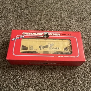 American Flyer #6-49608 S-Gauge Domino Sugar Covered Hopper. NIB - Picture 1 of 6