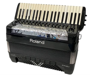Roland FR-8X BK Piano V-Accordion Black w/case used from japan - Picture 1 of 9