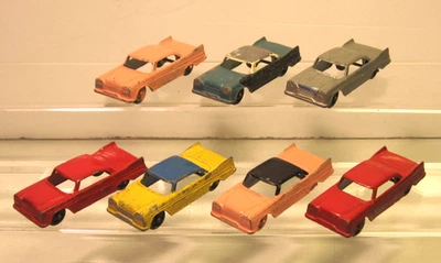 TOOTSIETOY Plymouth 2 puertas sedán diecast lote de 7 Foto 1 de 4