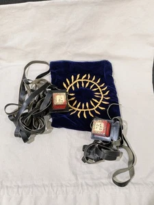 Vintage Tefillin Set in Leder & Kunststoffgehäuse + Außenhülle mit Samtbeutel - Bild 1 von 5