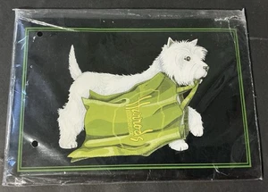 HARRODS KNIGHTSBRIDGE LONDON WEST HIGHLAND TERRIER "WESTIE" BRIEFMAPPE - Bild 1 von 4