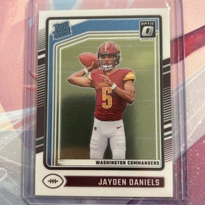 Mint! 2024 Panini Donruss Optic - Jayden Daniels Rated Rookie (Hobby Box Base) - Picture 1 of 2