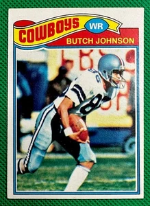 1977 Topps Butch Johnson Rookie #516 Dallas Cowboys RC EX - Picture 1 of 4