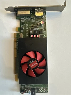 Tarjeta de video AMD ATI Radeon HD 8490 1 GB altura completa PCI-E 7W12P J53GJ DVI-I y DP Foto 1 de 4
