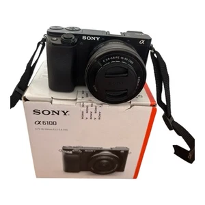 Sony Alpha 6100 KIT mit 16-50mm F3.5-5.6 OSS ILCE 6100L shutter count 538 - Top - Imagen 1 de 20